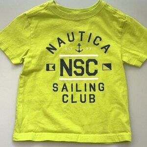 NAUTICA BEACH COASTAL SAILING CLUB BOAT TEE SHIRT